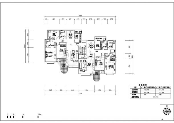 【镇江】某小区住宅户型设计施工图纸-图二