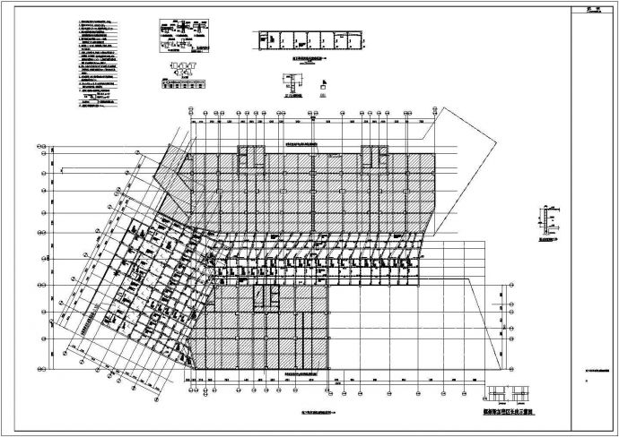 7度区高位转换商住楼结构施工图_图1