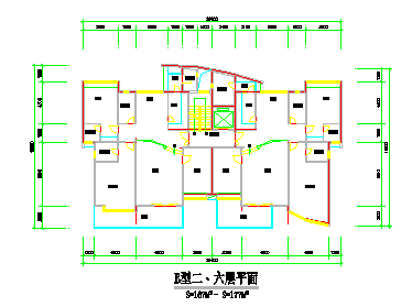 【长沙】某小区住宅楼平面设计施工图纸-图一