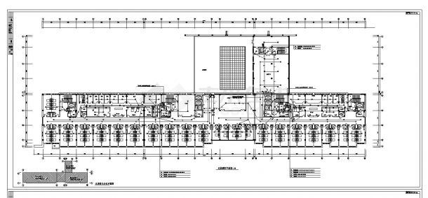 某城市医院消防电气结构布置CAD规划详图-图二
