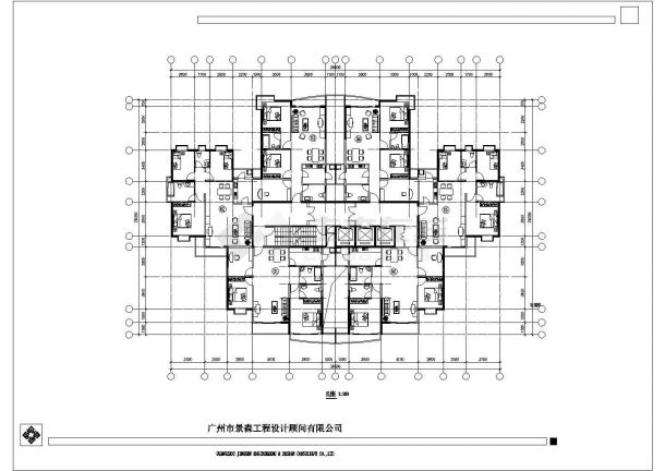 【江阴】天然居住宅小区户型设计图纸-图二