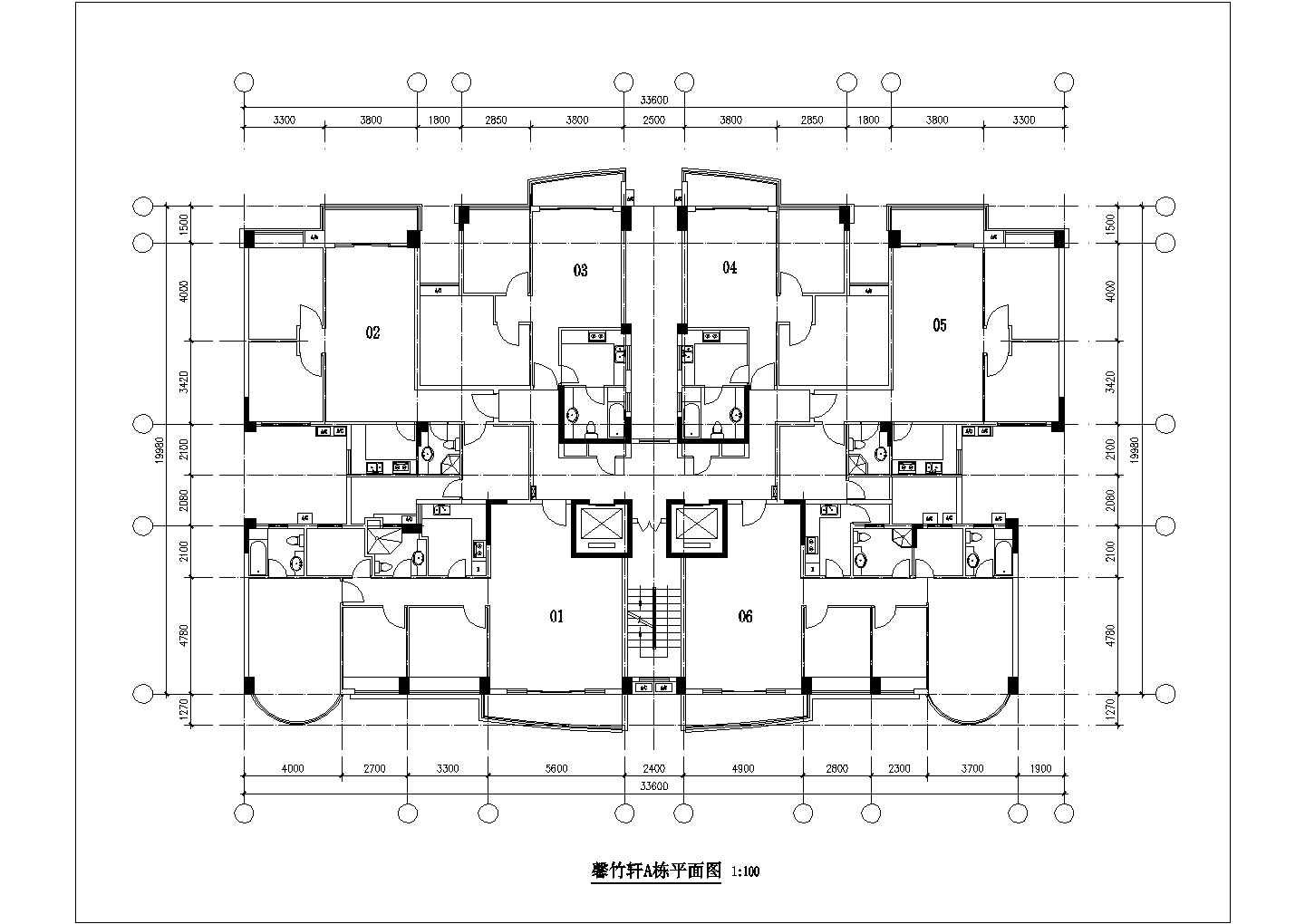 【无锡】南景园住宅楼户型设计图纸