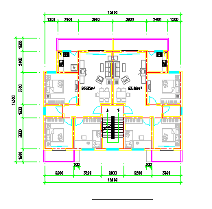 【广州】三室两厅单厨单卫户型设计图-图二