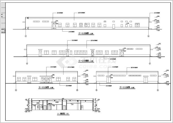 【哈尔滨】某中药饮片车间建筑设计施工图-图一