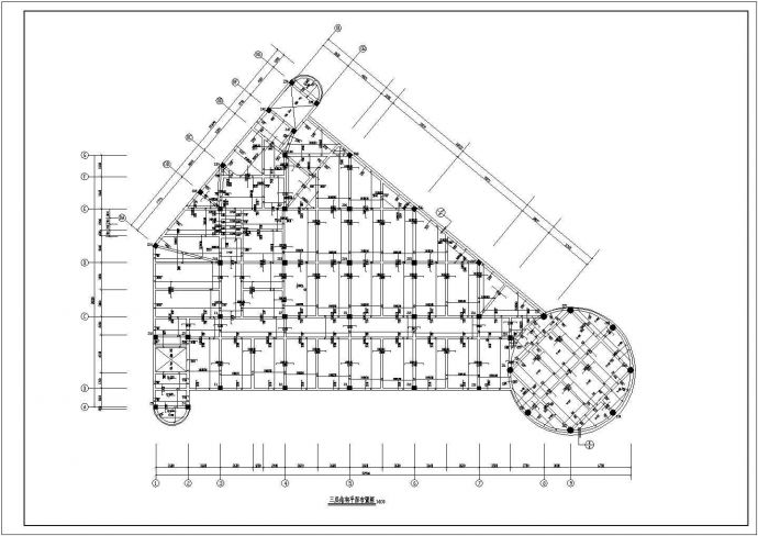 某高级会所建筑结构设计方案图_图1