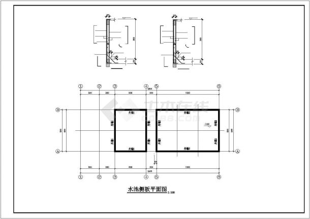 某工厂水池CAD规划设计参考图-图二