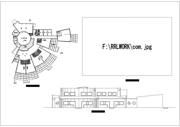 某幼儿园建筑设计规划图总图（规划图）_图1