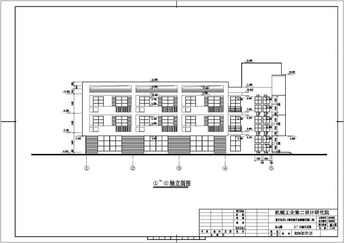 某中学教学楼和综合实验楼建筑设计图_图1