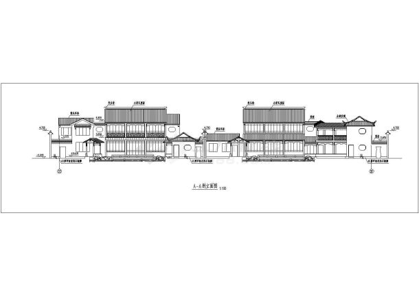 【广州】市区某景区古建筑设计施工图-图二