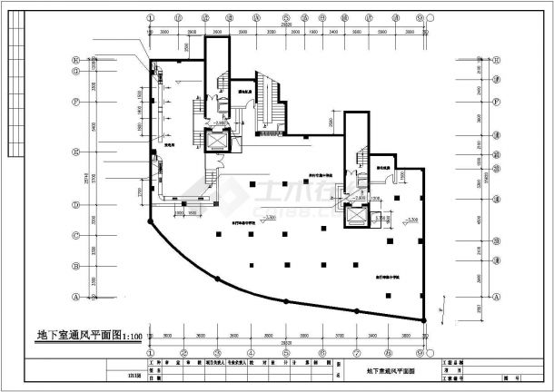 [浙江]住宅小区通风系统设计施工图-图一