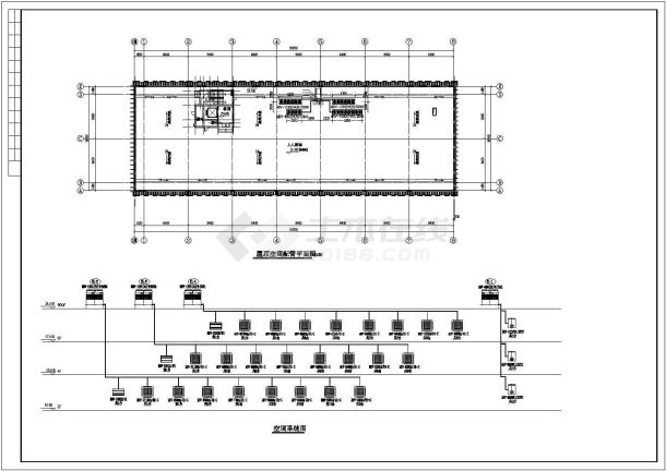 [江苏]多层科研办公楼空调通风系统设计施工图-图一