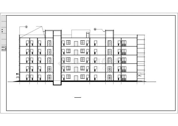 某市五层医院综合楼建筑施工图（共14张图）-图一