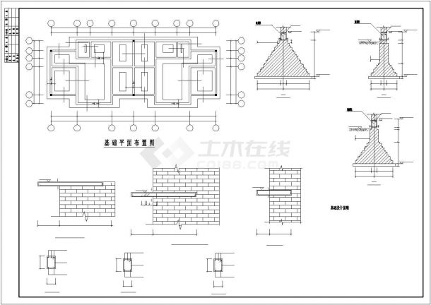 农村欧式住宅建筑设计施工图-图一