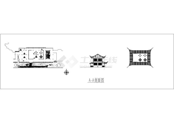 【广东】某景区经典古建筑设计施工图-图二