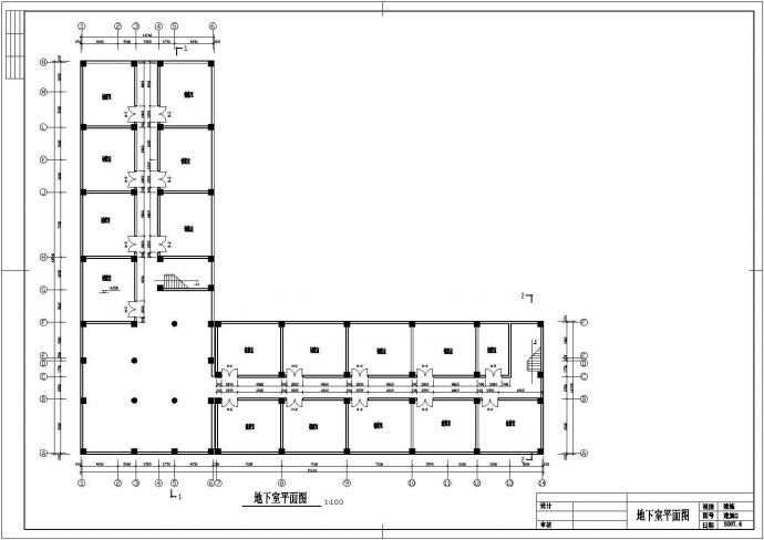 某地六层办公楼建筑设计方案图_图1