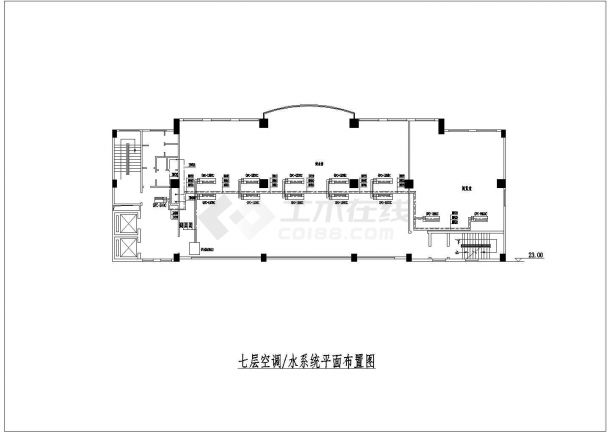 小型行政办公楼空调系统设计施工图-图二