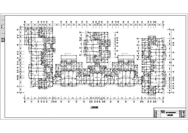 某带转换层异型柱商住楼结构设计图纸-图二