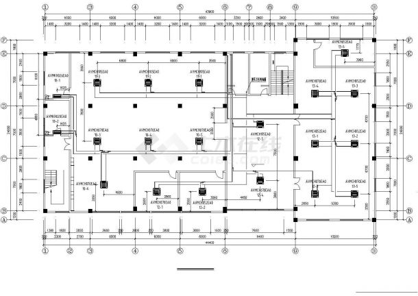 [江苏]商用办公楼空调通风防排烟系统设计施工图-图二