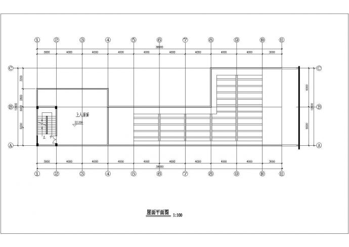 某地六层商业建筑平立面建筑方案图_图1