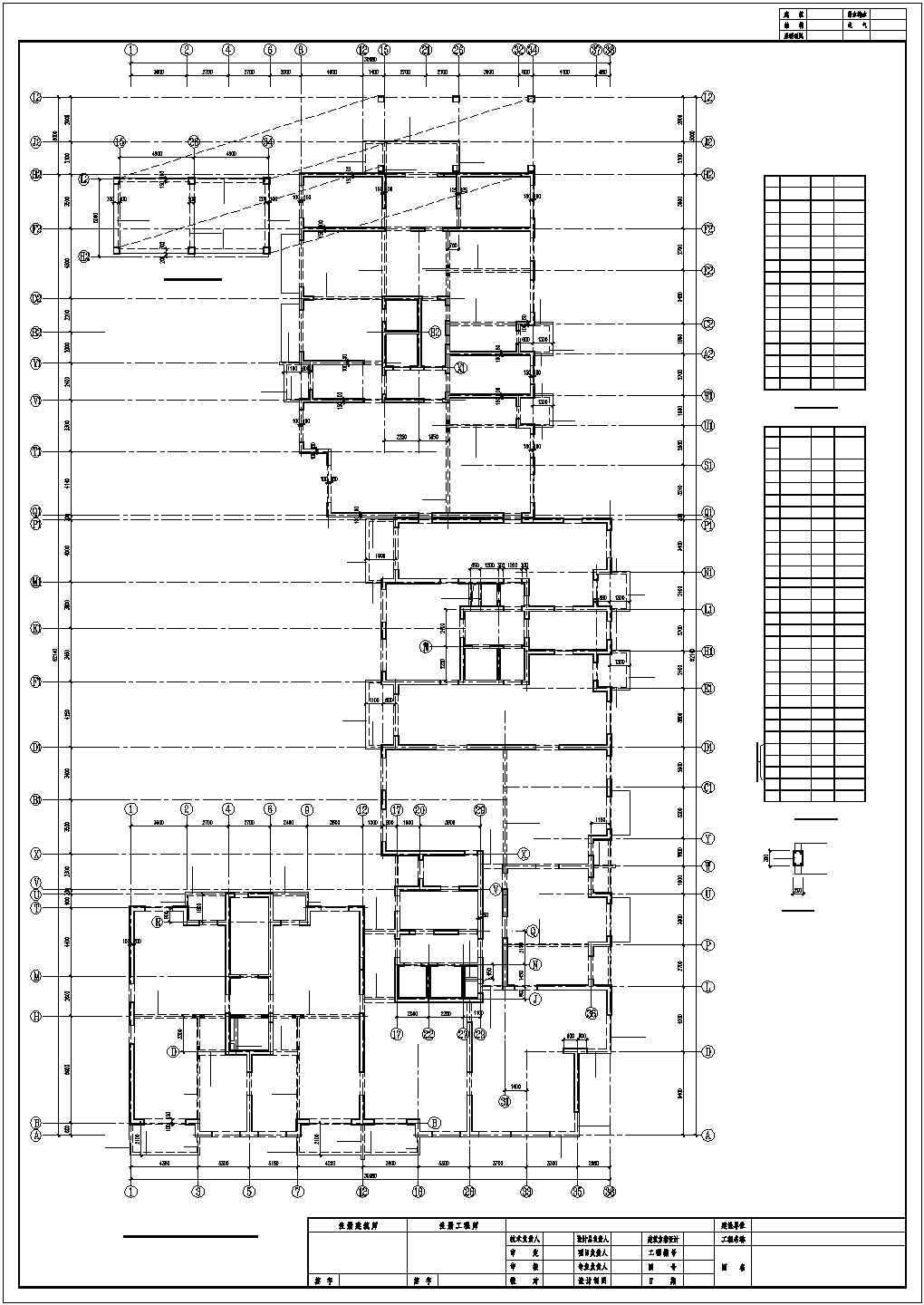 哈市某26层住宅楼结构施工图