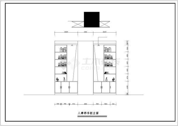 【安徽】某装饰公司装修设计施工图纸-图二