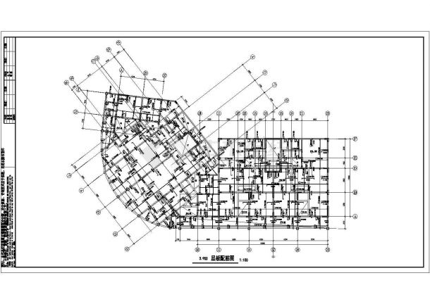 【上海】某花园洋房2#楼底框结构设计施工图-图一