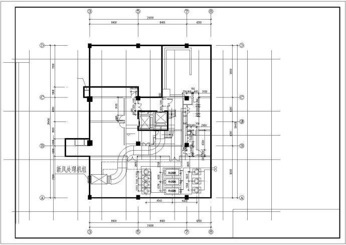 宾馆酒店暖通空调通风系统设计施工图_图1