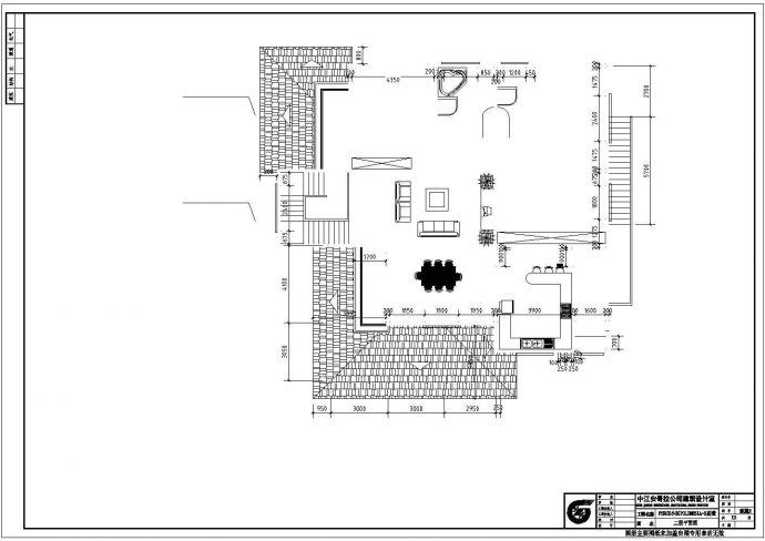 某高档小区2层坡屋顶别墅建筑设计方案图_图1