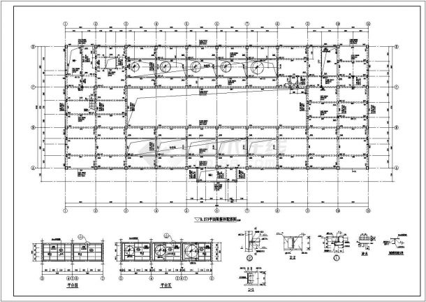【北京】某办公楼框架结构设计施工图-图一