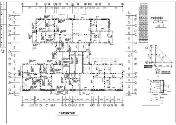 某剪力墙住宅楼结构施工图纸-图一