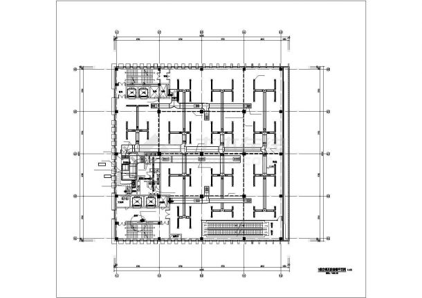 [辽宁]四层商场及车库空调防排烟系统设计施工图-图一