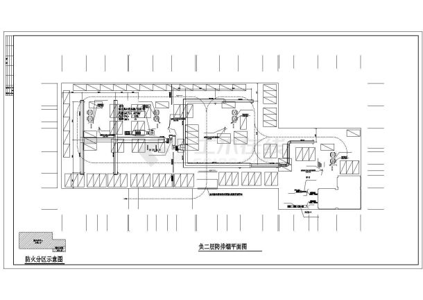 [湖南]32层公建项目通风防排烟系统设计施工图-图一