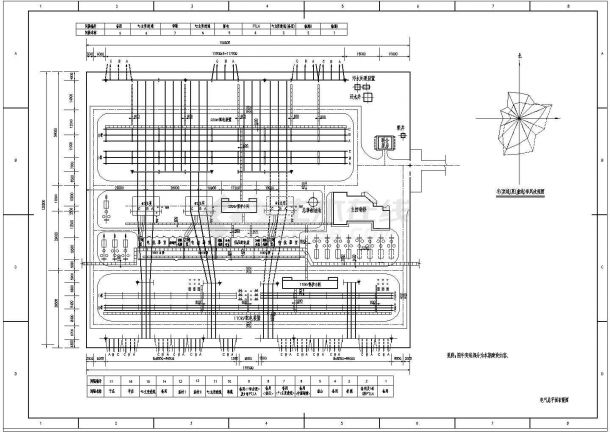 某地区220kV变电所设计图纸cad-图二