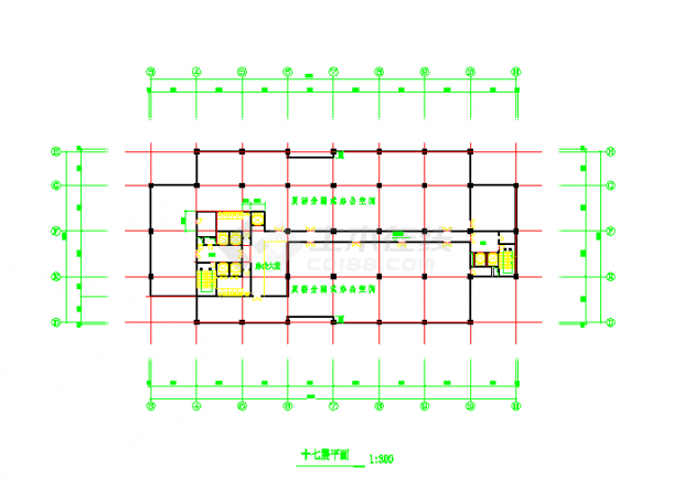 某地高级写字详细楼建筑设计图（共15张）-图二
