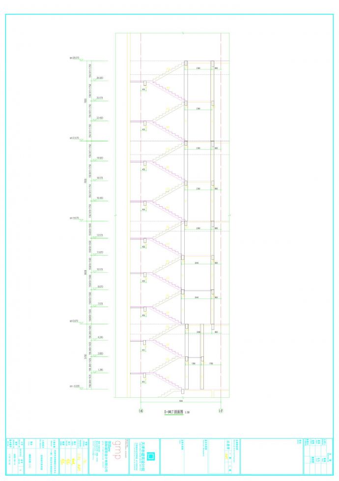 滨海现代美术馆楼梯CAD图.dwg_图1