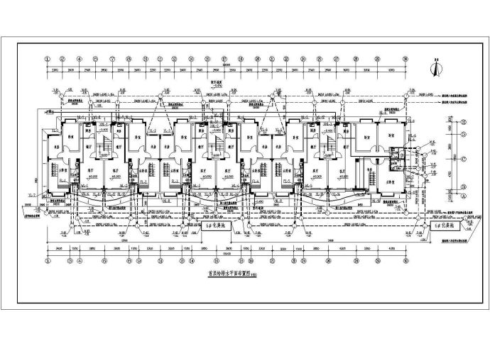 某居住楼房给排水系统cad详图_图1