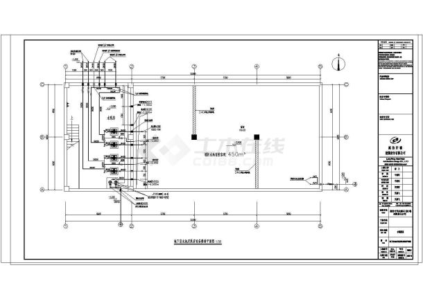 某地区泵房给排水CAD设计参考图-图二