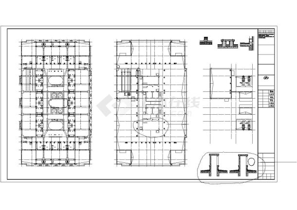 【河北省】紫荆假日小区建筑施工图-图一