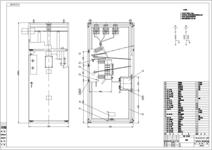 设备控制设计图纸（含设备材料表）_图1