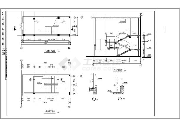 单层钢结构厂房建筑cad施工图（含设计说明）-图二