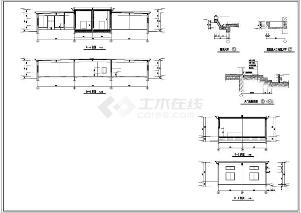 [临海]一整套冷库建筑cad设计方案图纸-图二