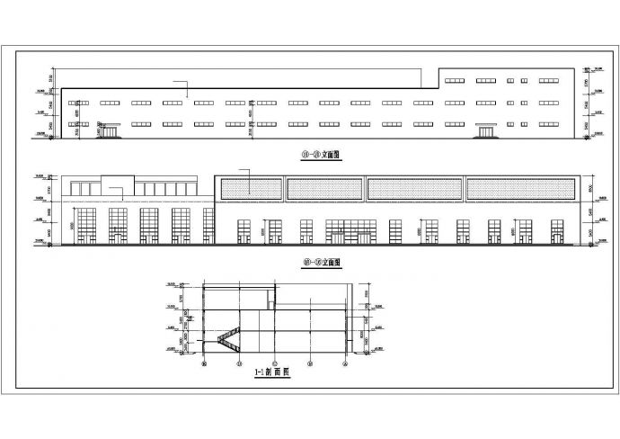 青岛市某大型商场建筑设计施工CAD布置图_图1