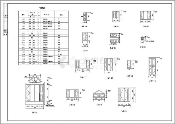 经典的别墅建筑施工图（共11张）-图二