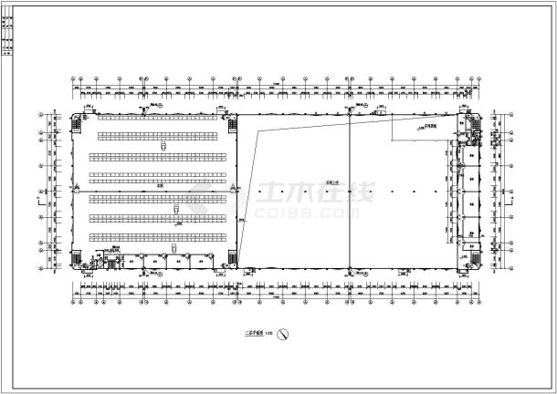 某公司厂房建筑CAD详图(共7张)-图二