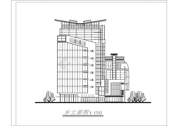 大酒店建筑CAD参考图-图二