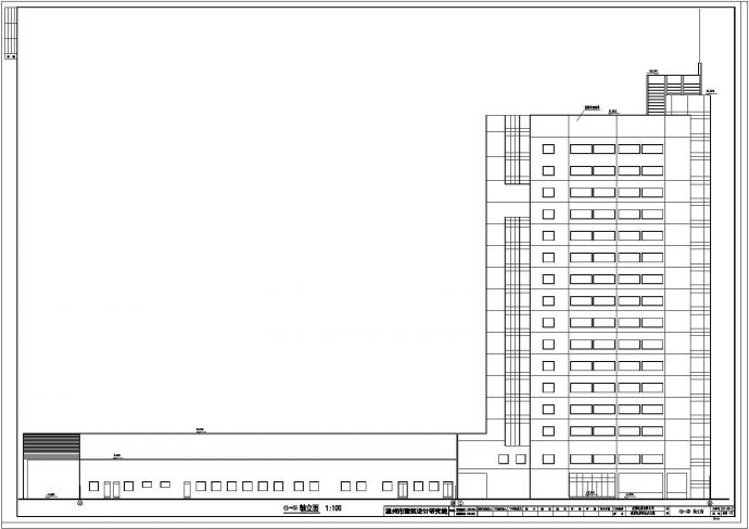 某科技楼建筑施工图纸（全套）_图1