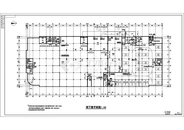某地大型商场全套CAD平面布置参考图-图一