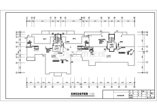 山东某11层住宅楼水暖施工设计图-图二
