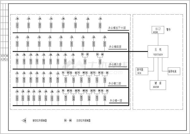 【江苏省】某地区工厂监控报警系统图-图二