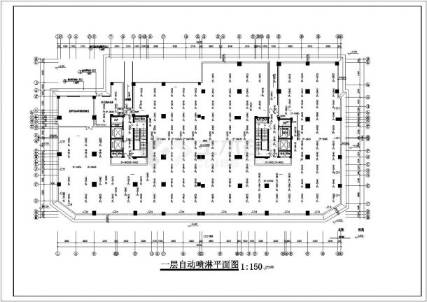 重庆某区县商住楼给排水设计图-图二